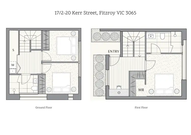 Floorplan of Homely townhouse listing, 17/10 Kerr Street, Fitzroy VIC 3065