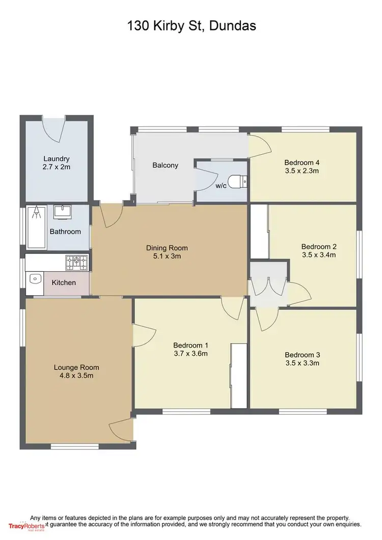 Floorplan of Homely house listing, 130 Kirby St, Dundas NSW 2117