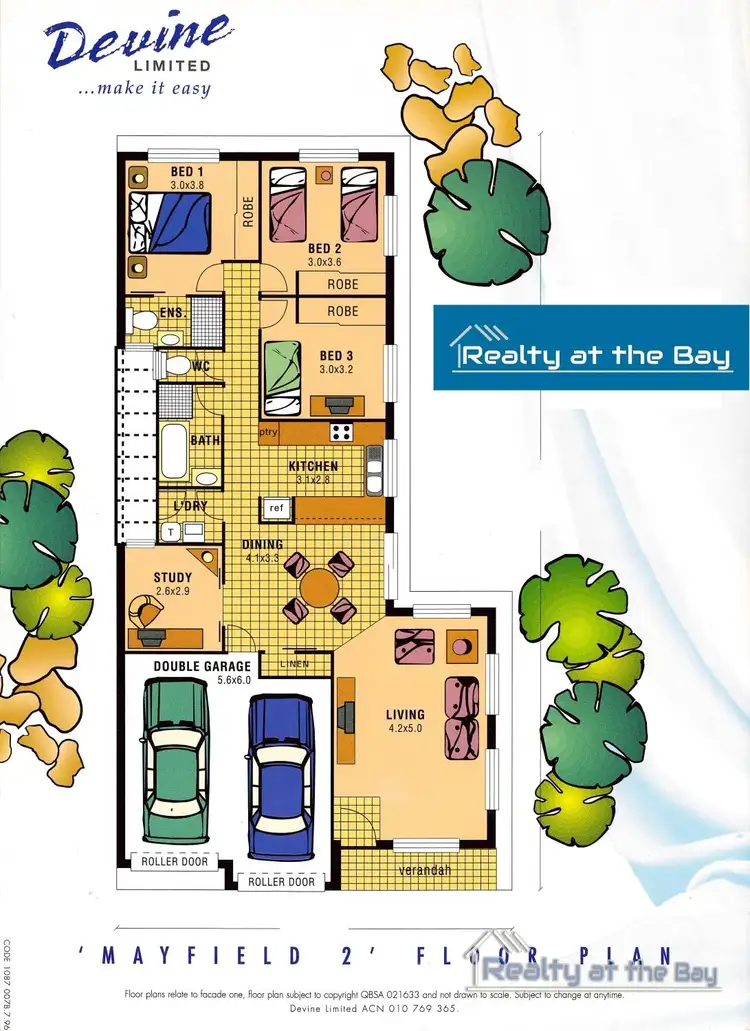Floorplan of Homely house listing, 34 Leonardo Circuit, Coombabah QLD 4216