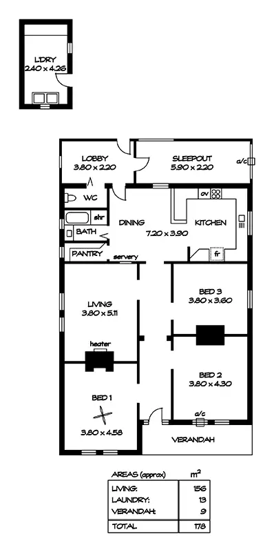 Floorplan of Homely house listing, 19 Johns Road, Prospect SA 5082