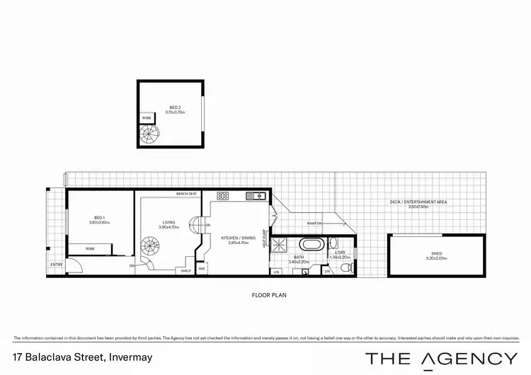 Floorplan of Homely house listing, 17 Balaclava Street, Invermay TAS 7248