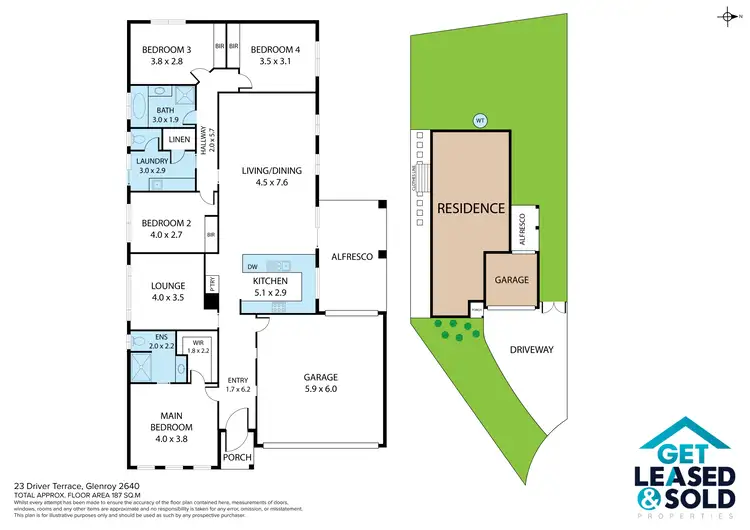 Floorplan of Homely house listing, 23 Driver Terrace, Glenroy NSW 2640