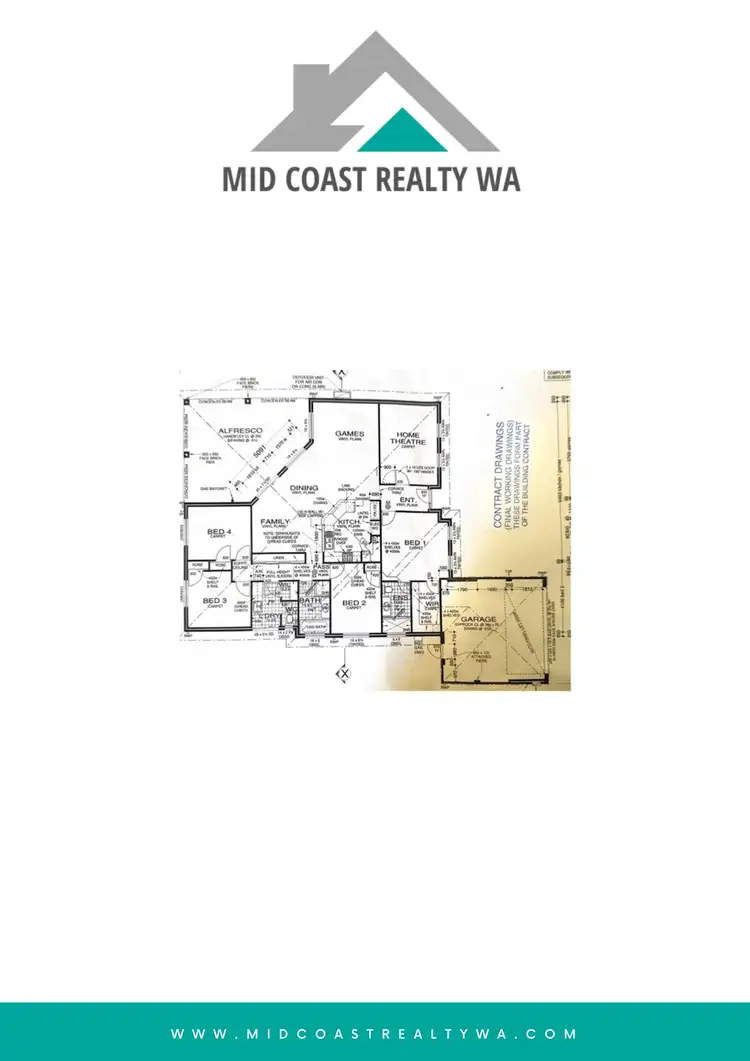 Floorplan of Homely house listing, 3 Lucy Brace, Wandina WA 6530