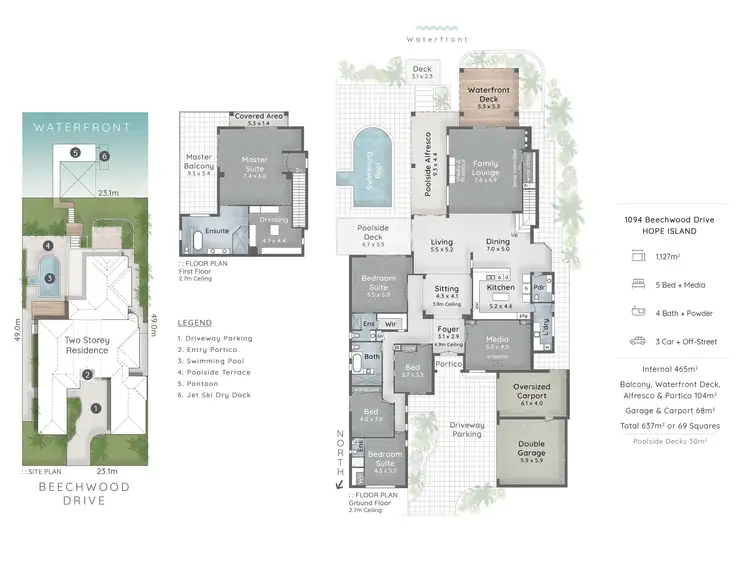 Floorplan of Homely house listing, 1094 Beechwood Drive, Hope Island QLD 4212