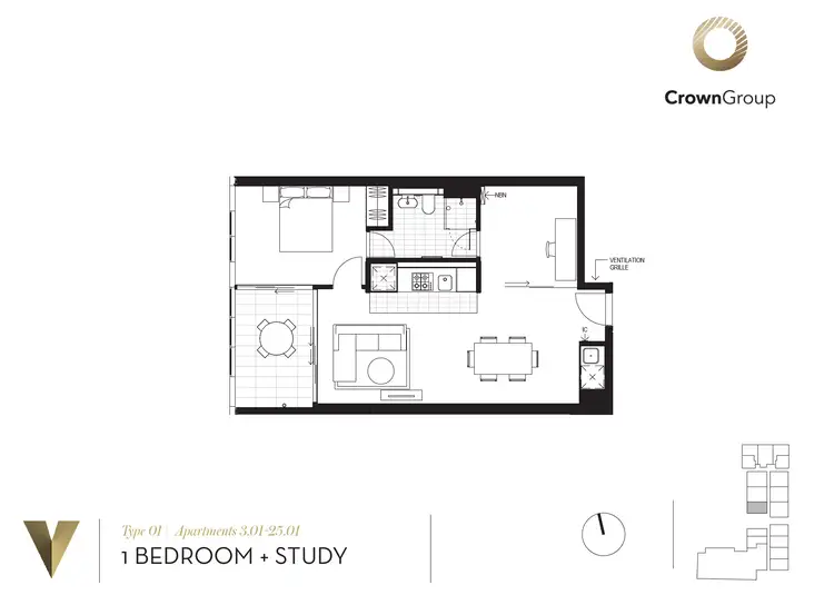 Floorplan of Homely apartment listing, 1201/45 Macquarie Street, Parramatta NSW 2150