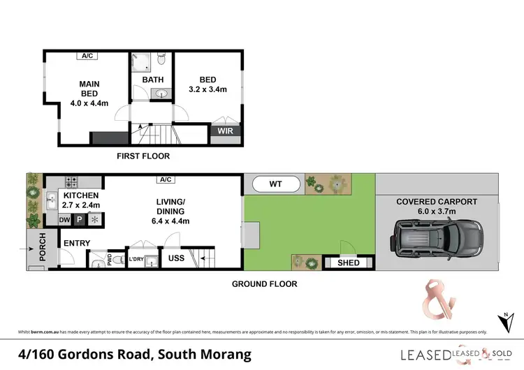 Floorplan of Homely house listing, 4/160 Gordons Road, South Morang VIC 3752