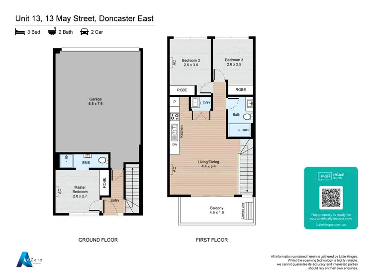 Floorplan of Homely townhouse listing, Unit 13 13 May Street, Doncaster East VIC 3109