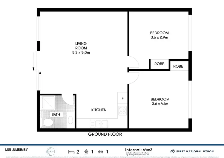 Floorplan of Homely unit listing, 3/437 Left Bank Road, Mullumbimby NSW 2482