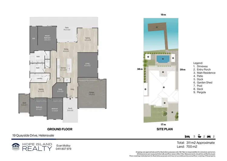 Floorplan of Homely house listing, 19 Quayside Drive, Helensvale QLD 4212