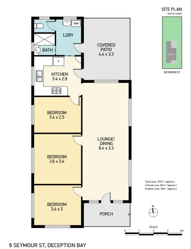 Floorplan of Homely house listing, 9 Seymour St, Deception Bay QLD 4508