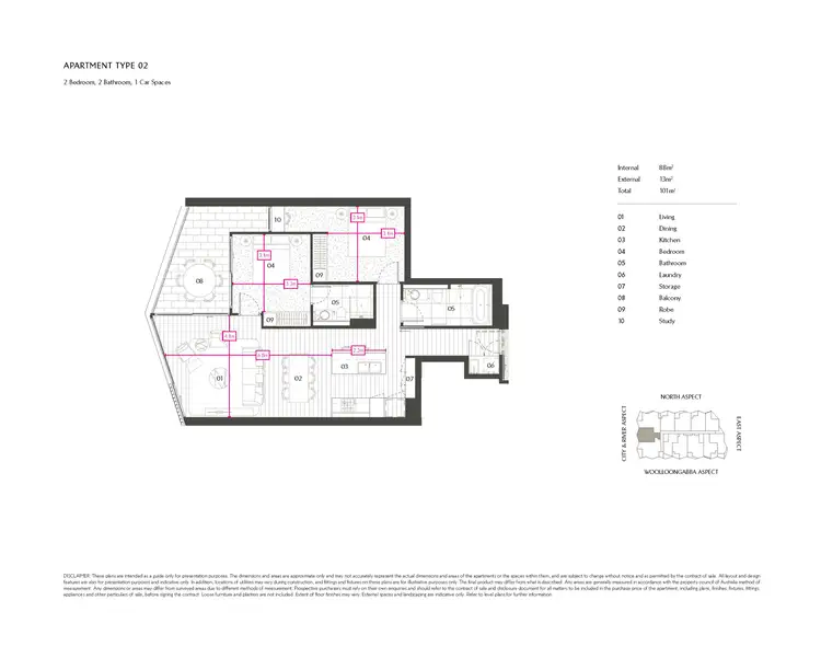 Floorplan of Homely apartment listing, 302/470 Main Street, Kangaroo Point QLD 4169