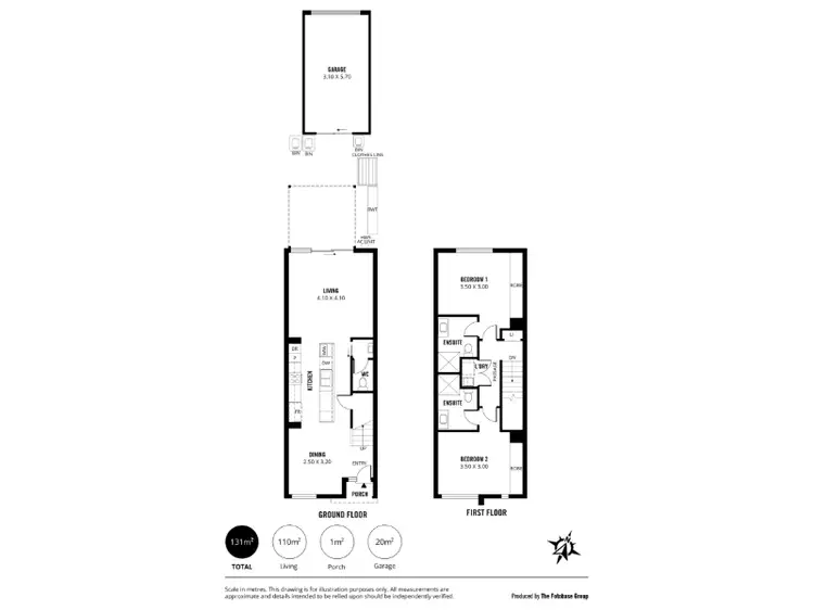 Floorplan of Homely townhouse listing, TH6 Hackett Way, Brighton SA 5048