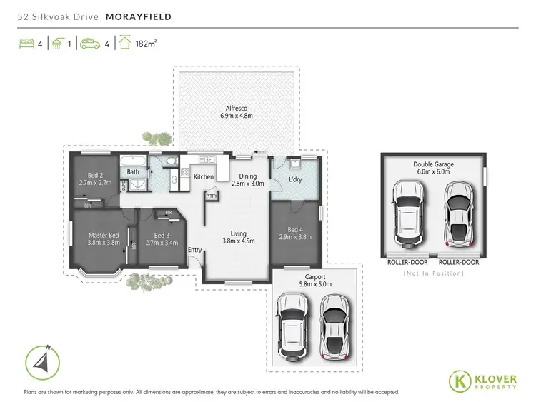 Floorplan of Homely house listing, 52 Silkyoak Drive, Morayfield QLD 4506