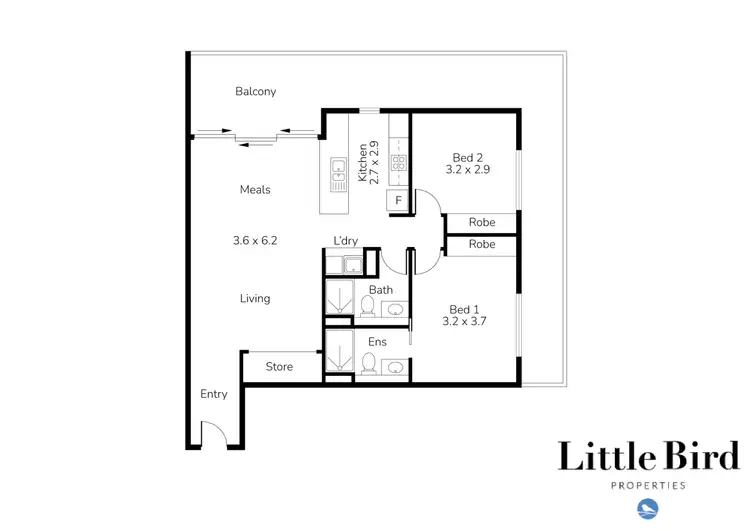 Floorplan of Homely apartment listing, 48/275 Flemington Road, Franklin ACT 2913