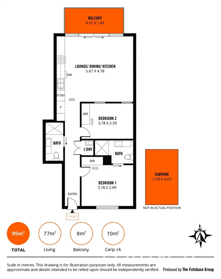 Floorplan of Homely apartment listing, 901/271-281 Gouger Street, Adelaide SA 5000