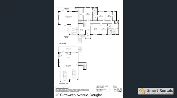 Floorplan of Homely house listing, 40 Girraween Avenue, Douglas QLD 4814