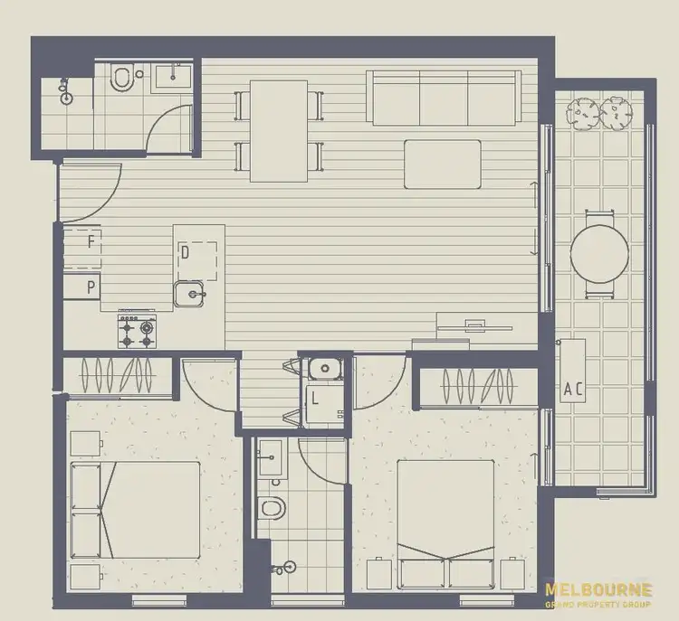 Floorplan of Homely apartment listing, 502/54 Montclair Avenue, Glen Waverley VIC 3150