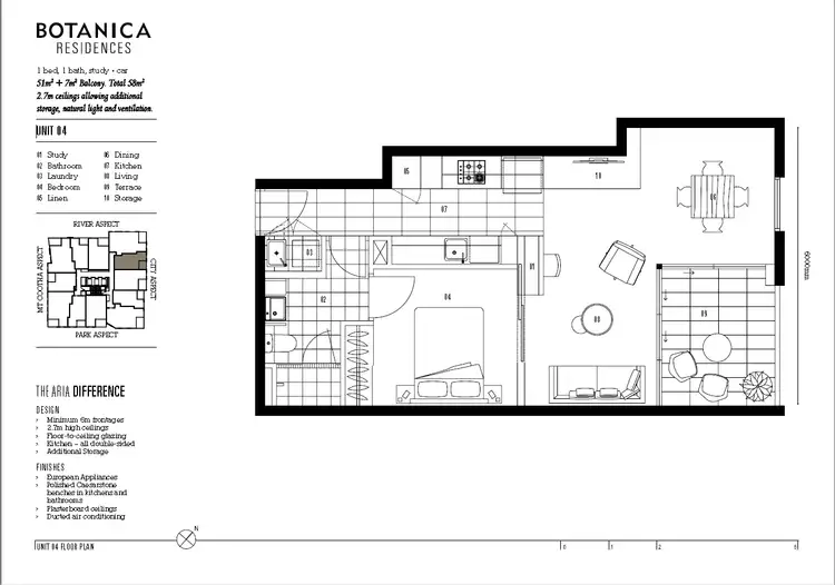Floorplan of Homely apartment listing, 904/4 Edmondstone Street, South Brisbane QLD 4101