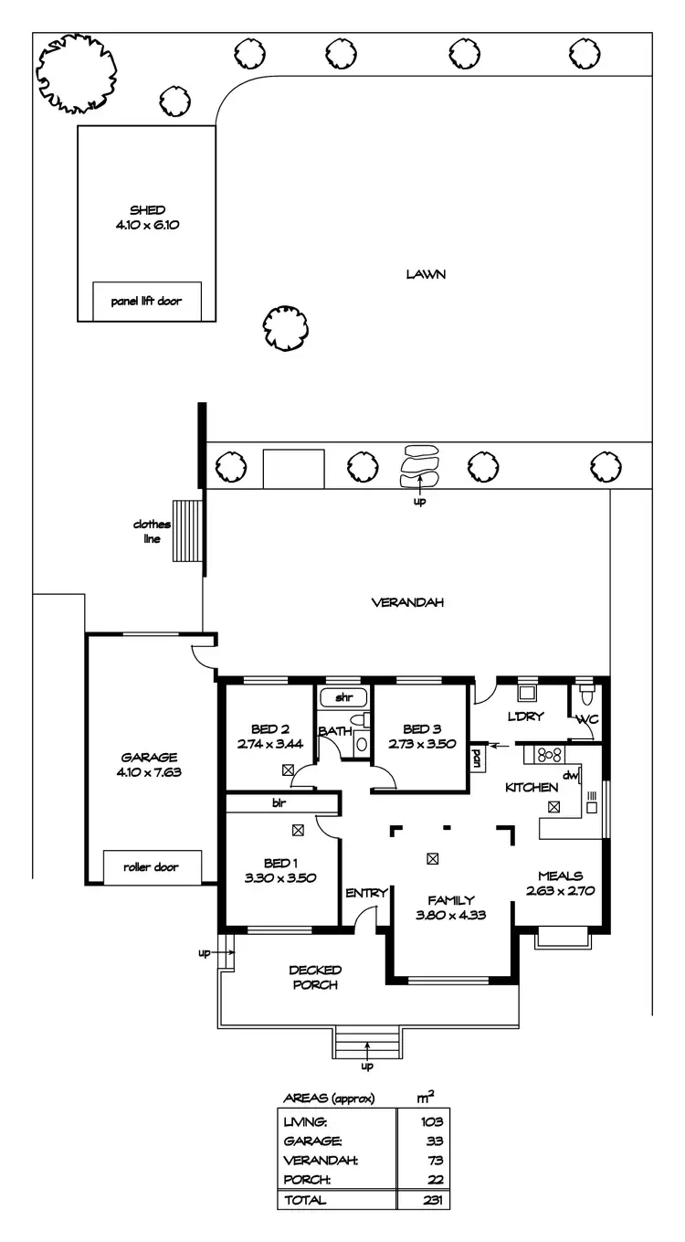 Floorplan of Homely house listing, 15 Sylvan Crescent, Surrey Downs SA 5126