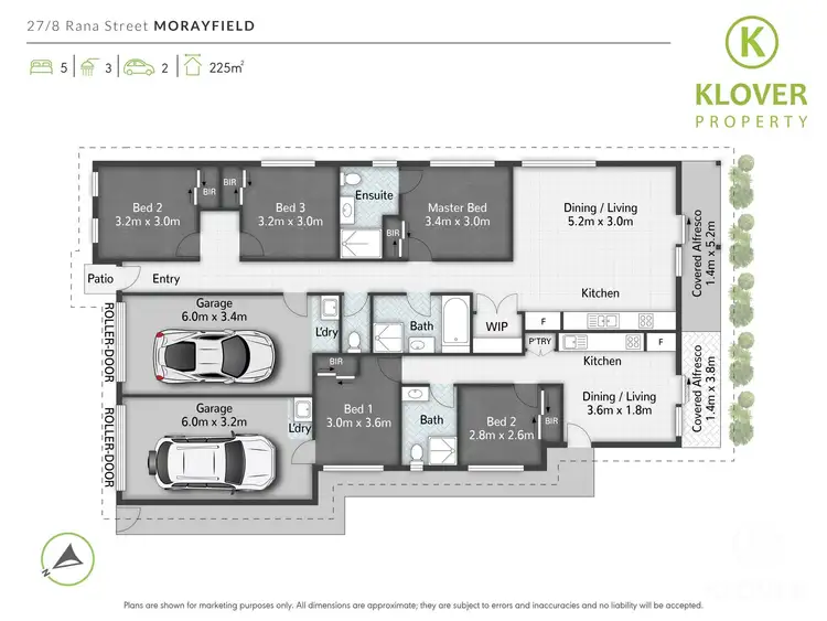 Floorplan of Homely house listing, 8B Rana St, Morayfield QLD 4506