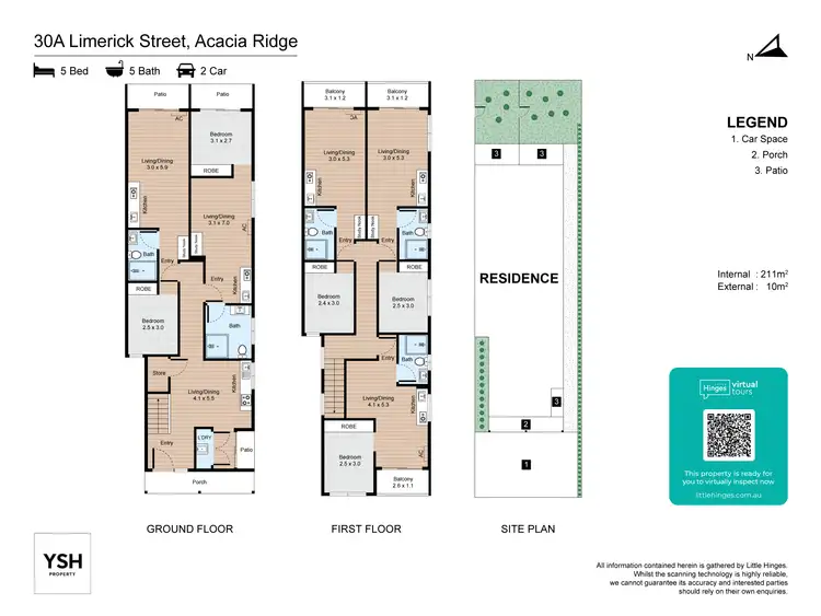Floorplan of Homely unit listing, 1/30A Limerick St, Acacia Ridge QLD 4110