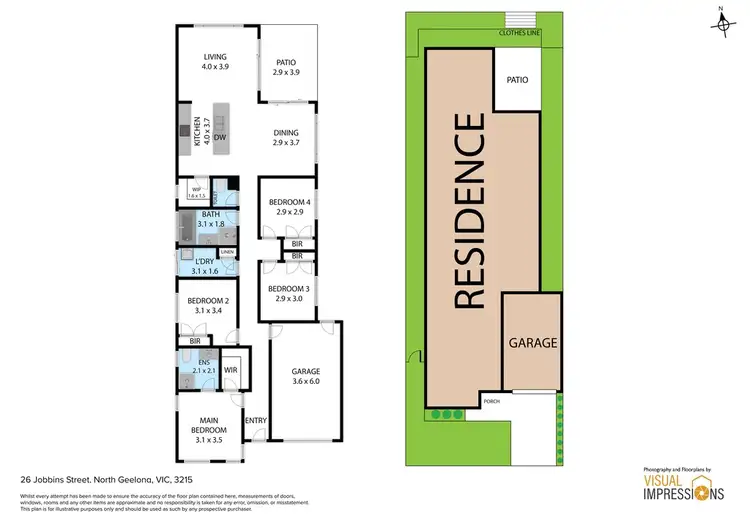Floorplan of Homely house listing, 26 Jobbins Street, North Geelong VIC 3215
