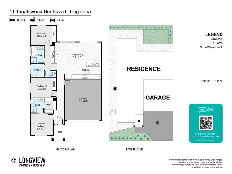 Floorplan of Homely house listing, 11 Tanglewood Boulevard, Truganina VIC 3029