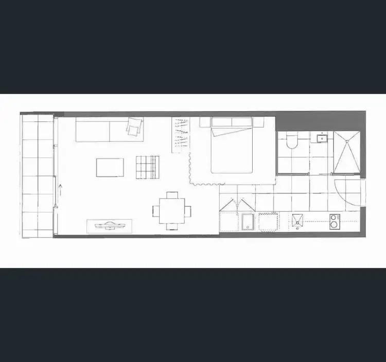 Floorplan of Homely apartment listing, 507/31 Malcolm Street, South Yarra VIC 3141