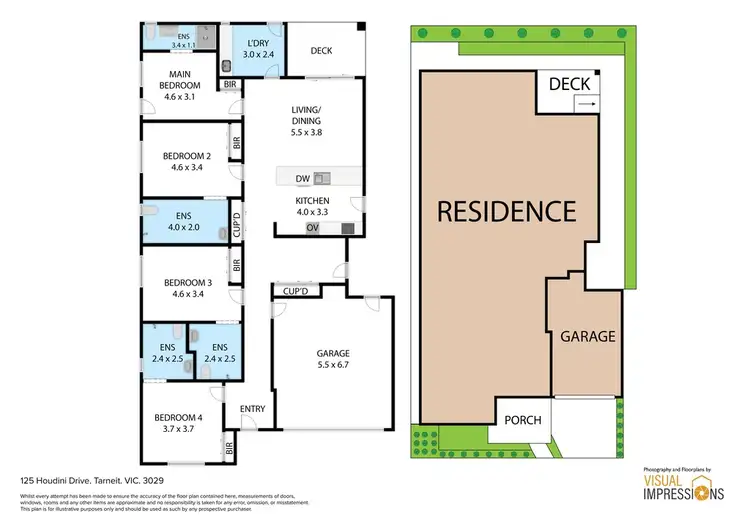 Floorplan of Homely house listing, 125 Houndini Drive, Tarneit VIC 3029