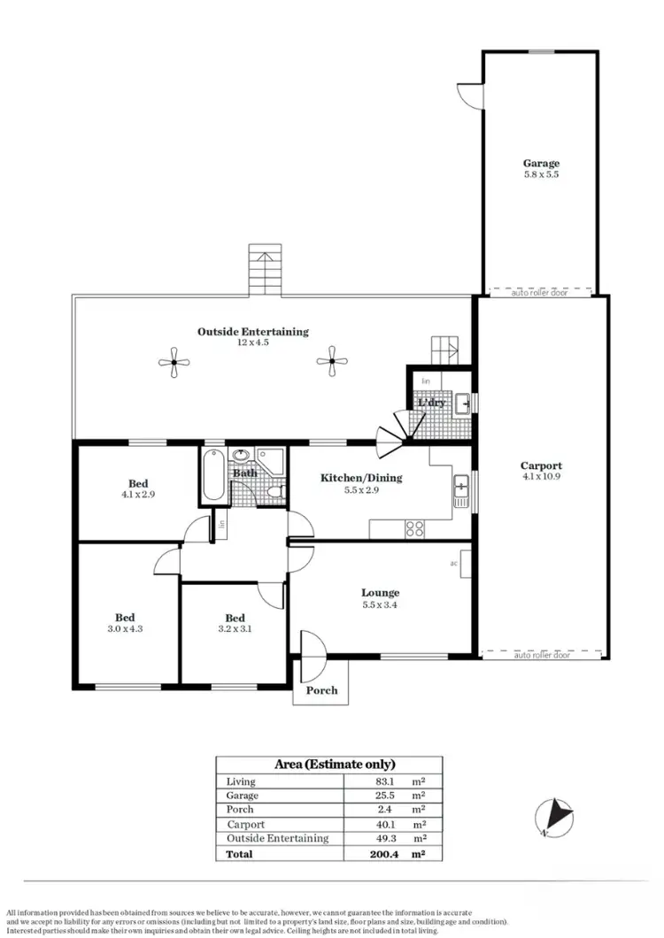 Floorplan of Homely house listing, 5 Ormsby Street, Windsor Gardens SA 5087