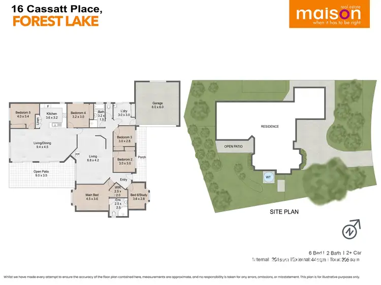 Floorplan of Homely house listing, 16 Cassatt Place, Forest Lake QLD 4078