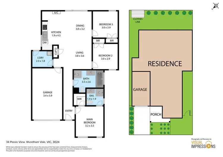 Floorplan of Homely house listing, 34 Papas View, Wyndham Vale VIC 3024