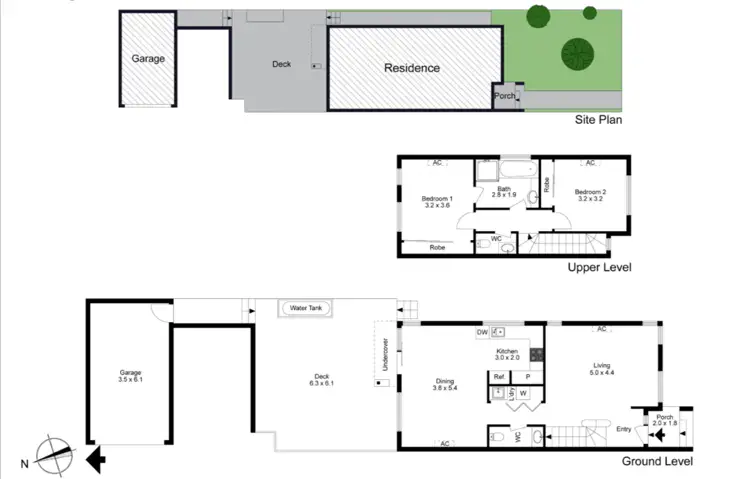 Floorplan of Homely townhouse listing, 5/1087-1089 North Road, Hughesdale VIC 3166