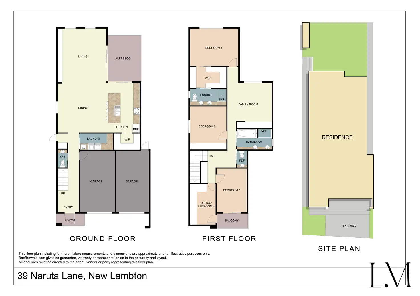 Floorplan of Homely house listing, 39 Naruta Lane, New Lambton NSW 2305