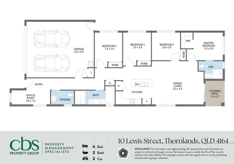 Floorplan of Homely house listing, 10 Lewis Street, Thornlands QLD 4164