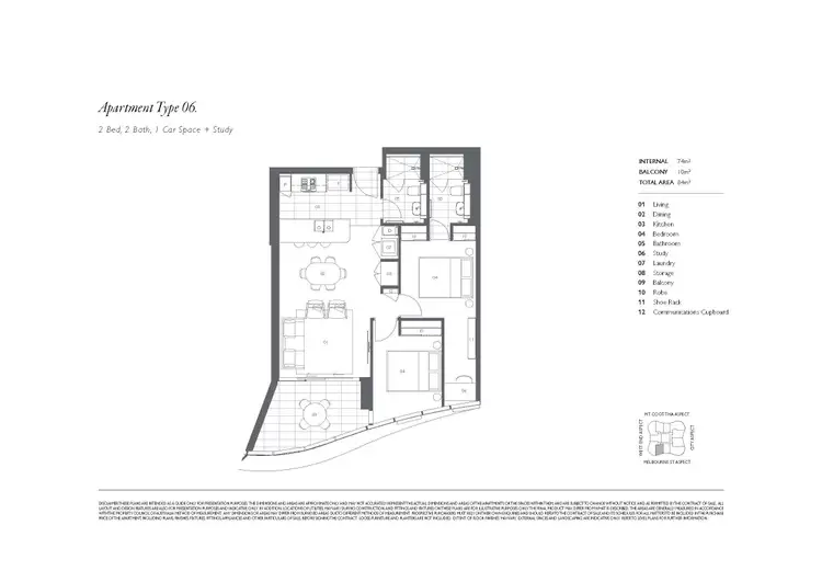 Floorplan of Homely apartment listing, 806/15 Manning Street, South Brisbane QLD 4101