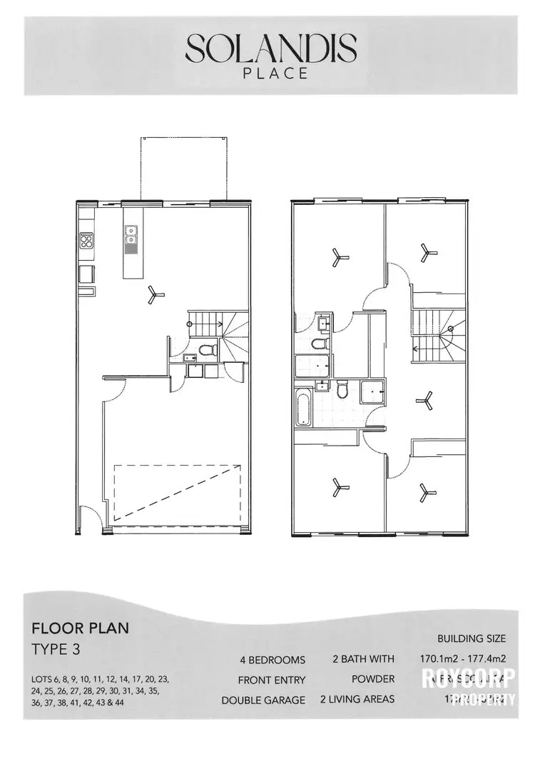 Floorplan of Homely townhouse listing, 43/3 McKillop Street, Rothwell QLD 4022