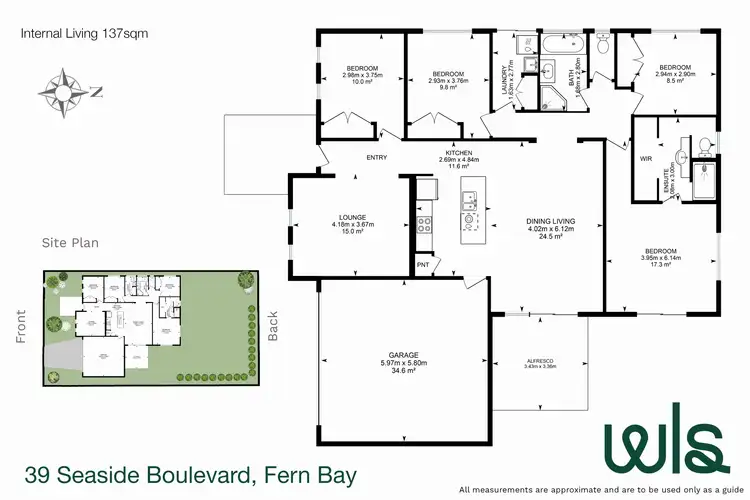 Floorplan of Homely house listing, 39 Seaside Boulevard, Fern Bay NSW 2295