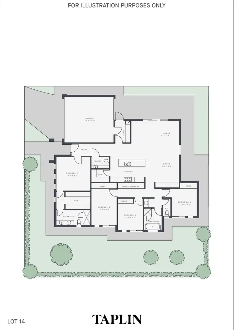 Floorplan of Homely house listing, Allotment 14 Hackett Way, Brighton SA 5048