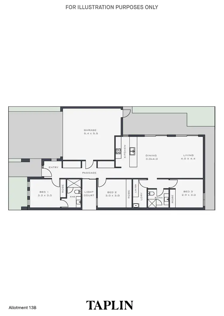 Floorplan of Homely house listing, Allotment 13B Hackett Way, Brighton SA 5048