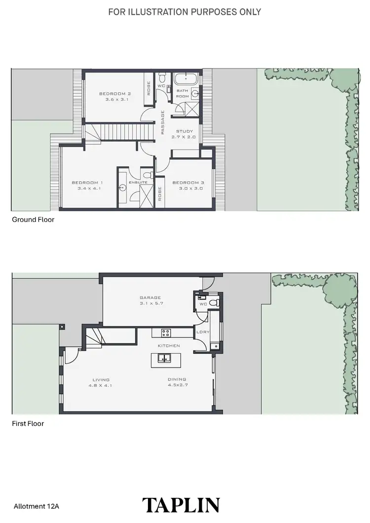 Floorplan of Homely house listing, Allotment 12B Hackett Way, Brighton SA 5048