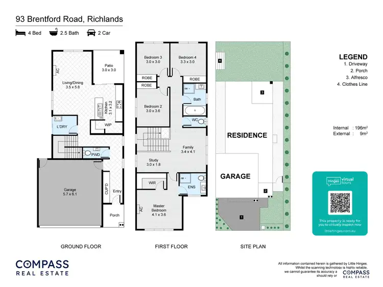 Floorplan of Homely house listing, 93 Brentford Road, Richlands QLD 4077