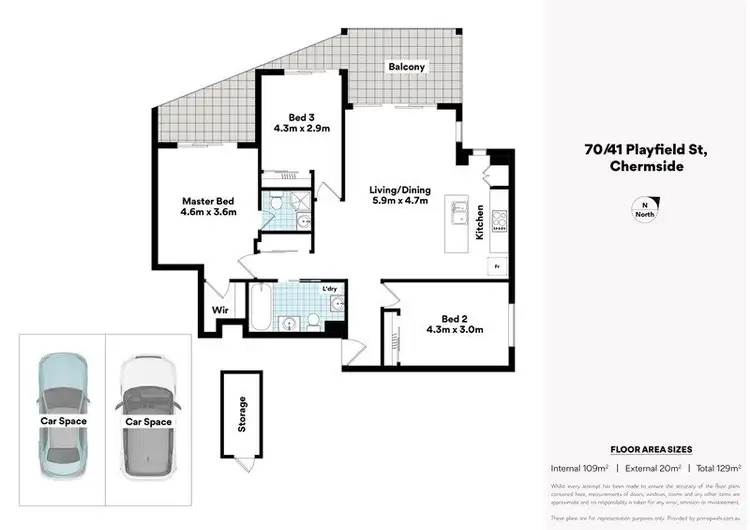 Floorplan of Homely unit listing, 70 / 41 Playfield St, Chermside QLD 4032