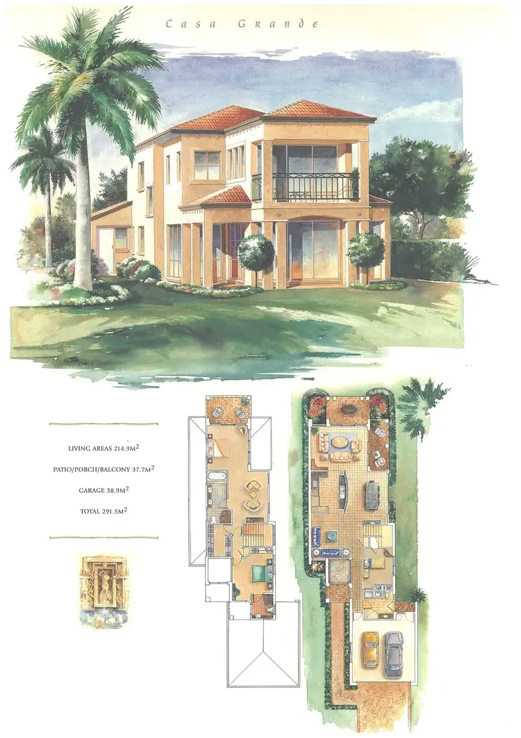 Floorplan of Homely house listing, 3205 Palladian Drive, Hope Island QLD 4212