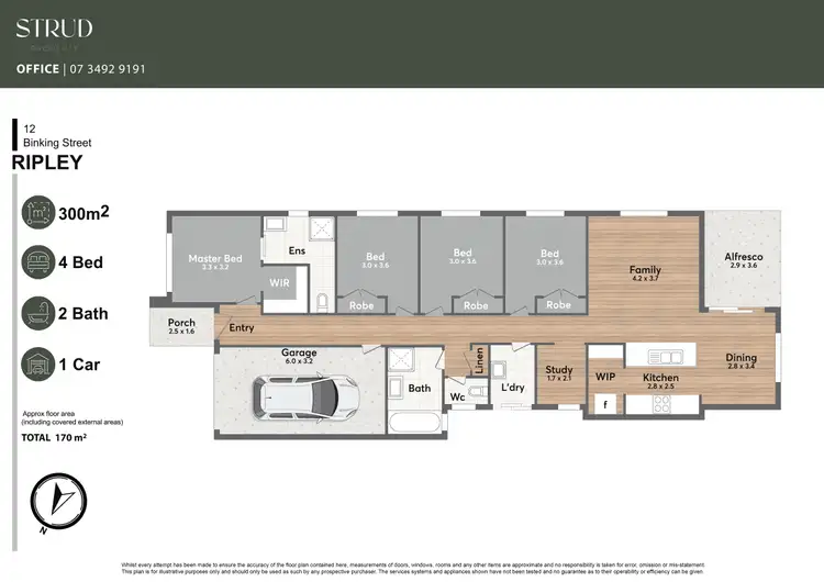 Floorplan of Homely house listing, 12 Binking Street, Ripley QLD 4306