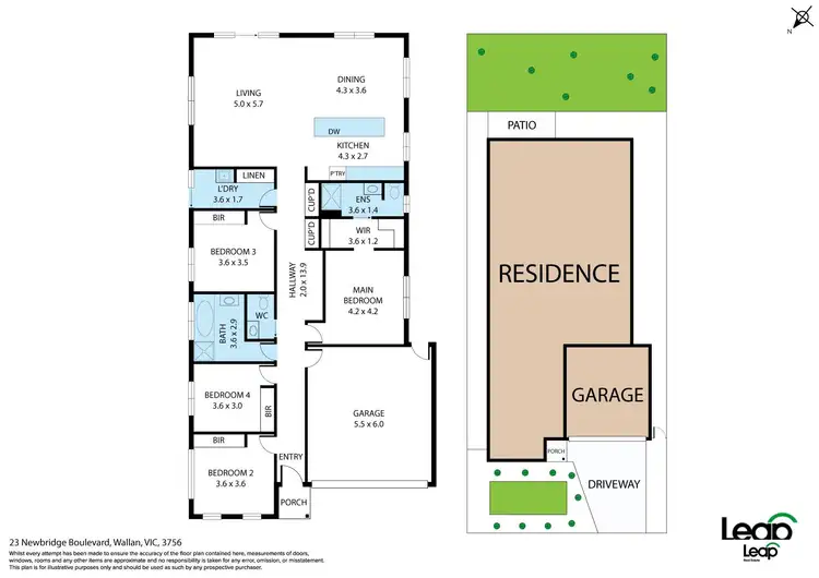 Floorplan of Homely house listing, 23 Newbridge Boulevard, Wallan VIC 3756