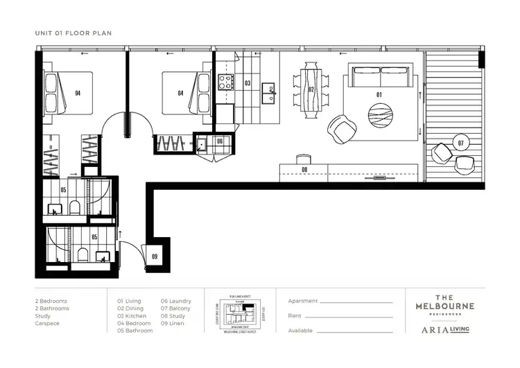 Floorplan of Homely apartment listing, 1301/111 Melbourne Street, South Brisbane QLD 4101