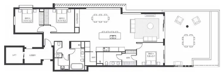 Floorplan of Homely unit listing, 1201/100 Duporth Ave, Maroochydore QLD 4558