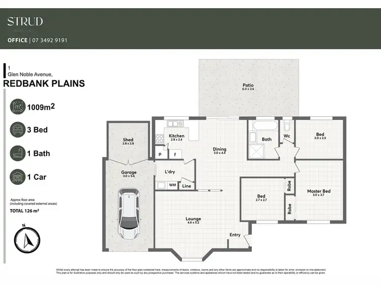 Floorplan of Homely house listing, 1 Glen Noble Avenue, Redbank Plains QLD 4301