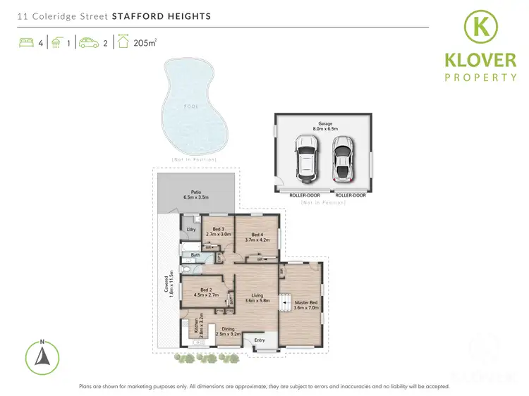 Floorplan of Homely house listing, 11 Coleridge st, Stafford Heights QLD 4053